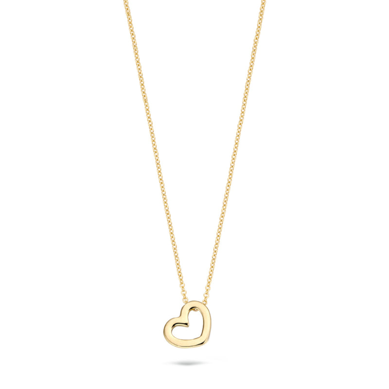 Blush 14 Karaat Gouden Ketting3081YGO (Lengte: 42.00 cm)-zoom-