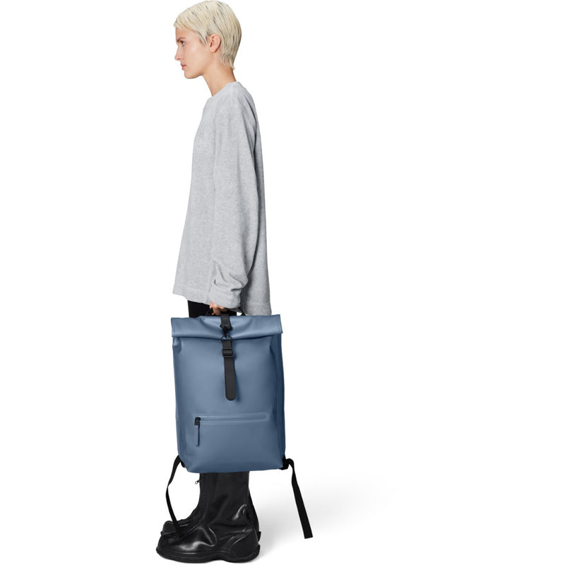 Rains Rolltop Blue Backpack R13320-36-zoom-