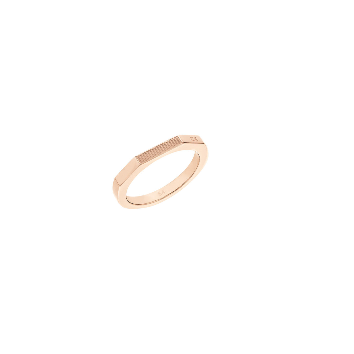 Calvin Klein Rosegold coloured Ring CJ35000189-52