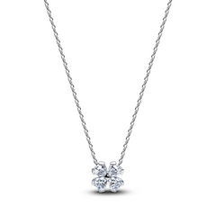 Pandora Timeless Sparkling Lucky Clover Pendant Necklace 394502C01-45