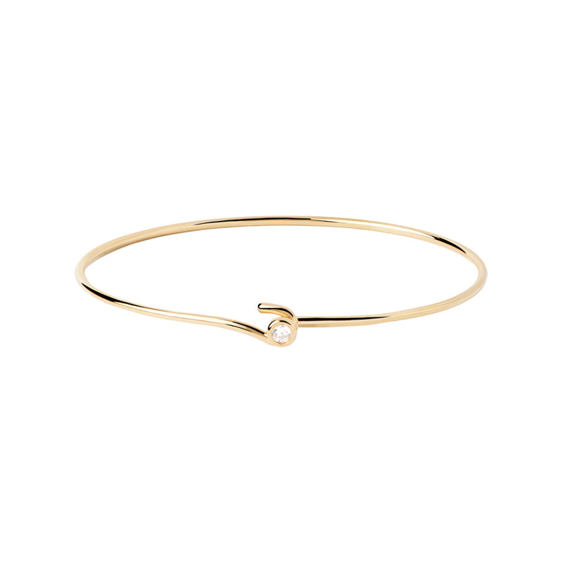 P D Paola The New Essentials 925 Sterling Silver Bracelet PU01-619-Uwith18 Carat Gold Plating-zoom-