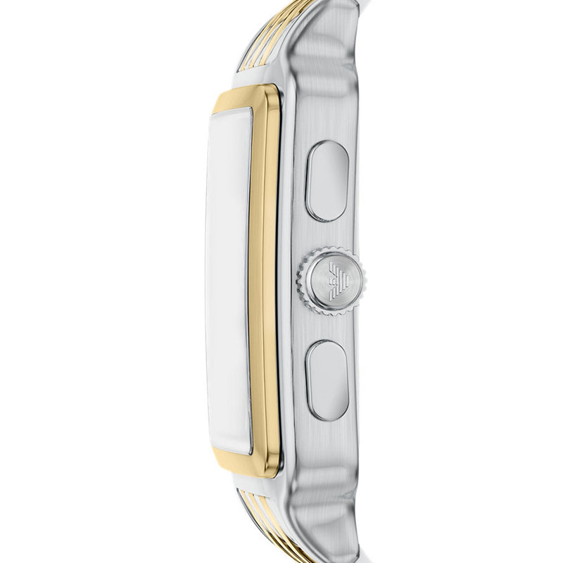 Emporio Armani Rectangular Silver Dial Watch AR11752-zoom-