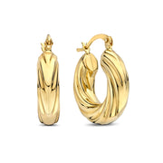 Isabel Bernard Rivoli Belle 14 karaat gouden oorringen IB360276