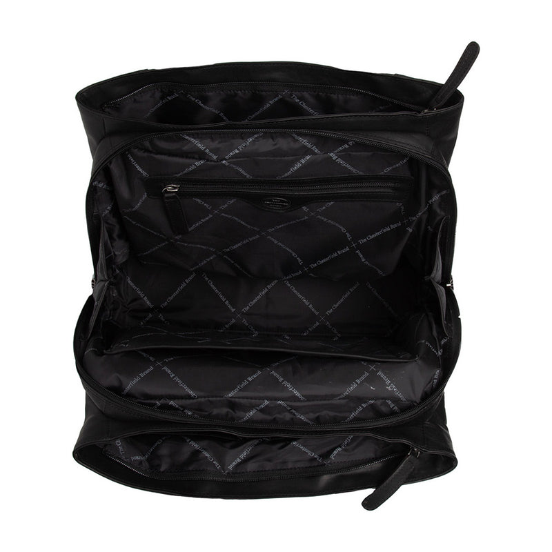 The Chesterfield Brand Passau Black Leather Handbag C48.129800-zoom-