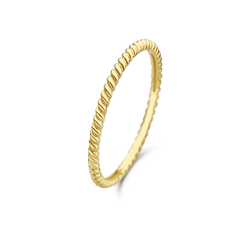 Isabel Bernard Rivoli Selene 14 karaat gouden ring IB330016-50 (Maat: 50)-zoom-