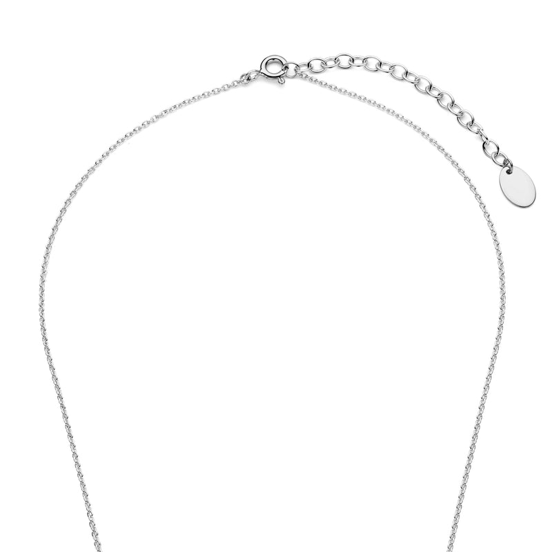 Violet Hamden Luna 925 Sterling Zilveren Ketting met Manen en Witte Zirkonia Steentje VH340043-zoom-
