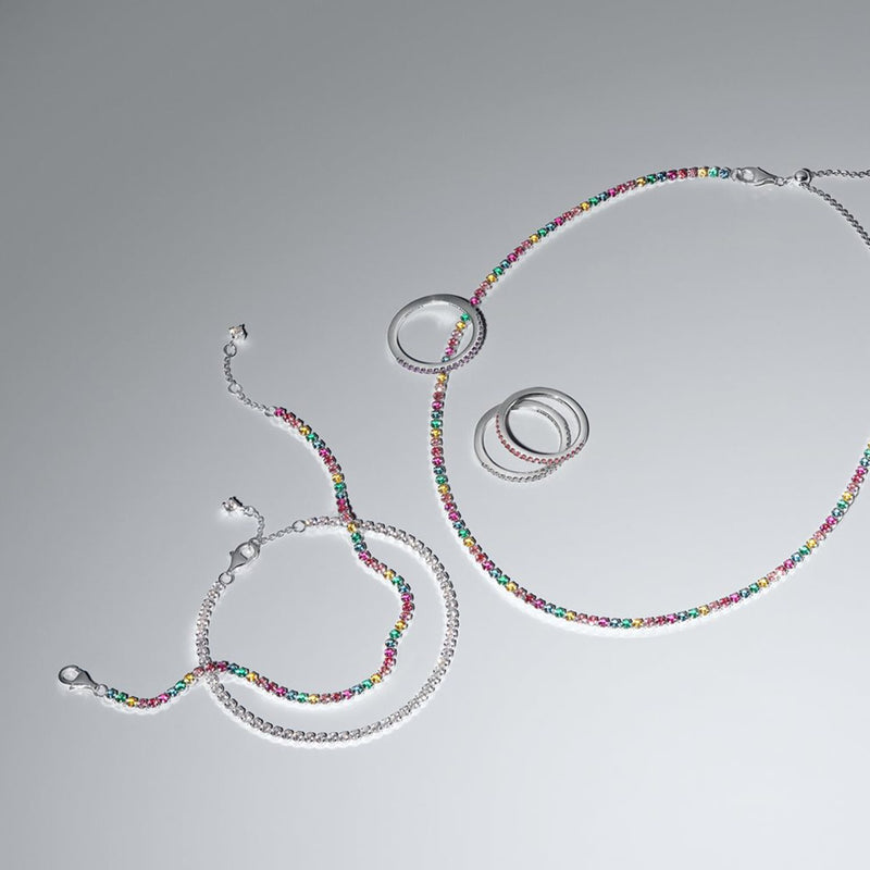 Pandora Timeless Regenboog Tennis Ketting 394648C01-40-zoom-