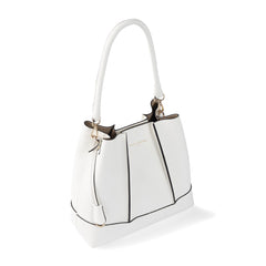 Isabel Bernard Femme Forte Macie Crème Calfskin Shoulder Bag IB25074-070