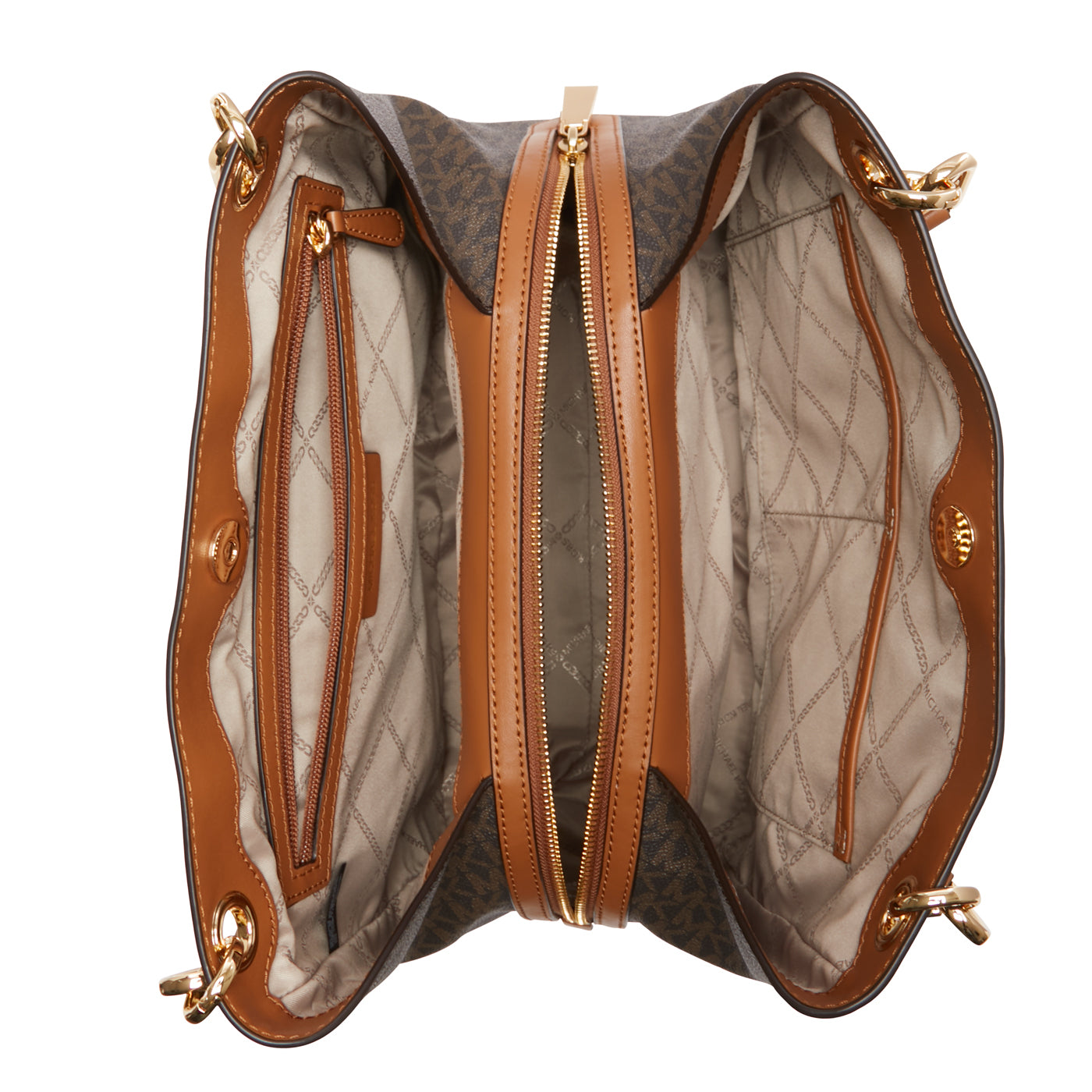 Michael Kors Kensington Brown Shoulder Bag 30F3G8KT7B-252