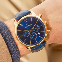 Mats Meier Grand Cornier Chrono Blue Watch MM00123