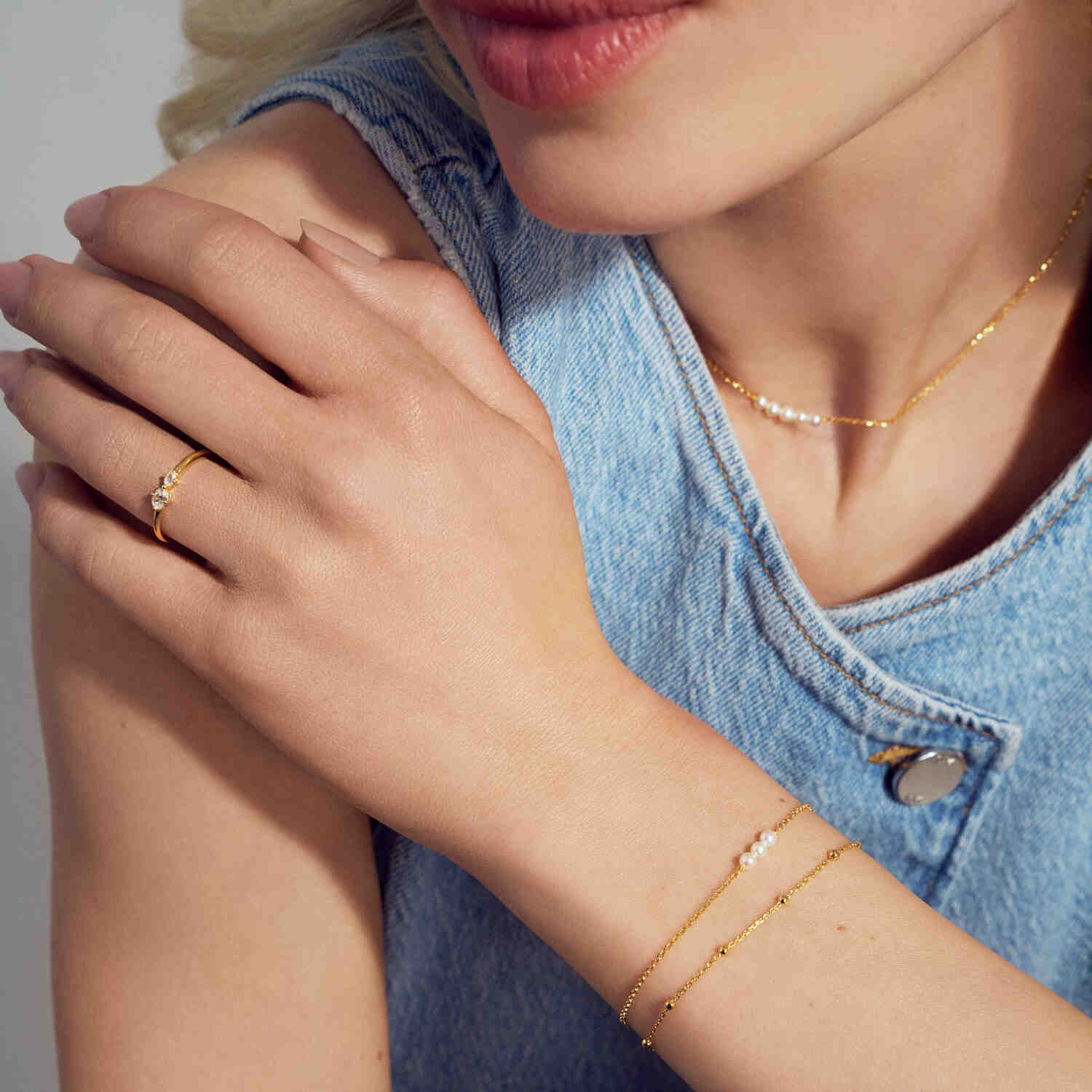 Sif Jakobs Gold Plated Sfere Bracelet SJ-B2748-YG