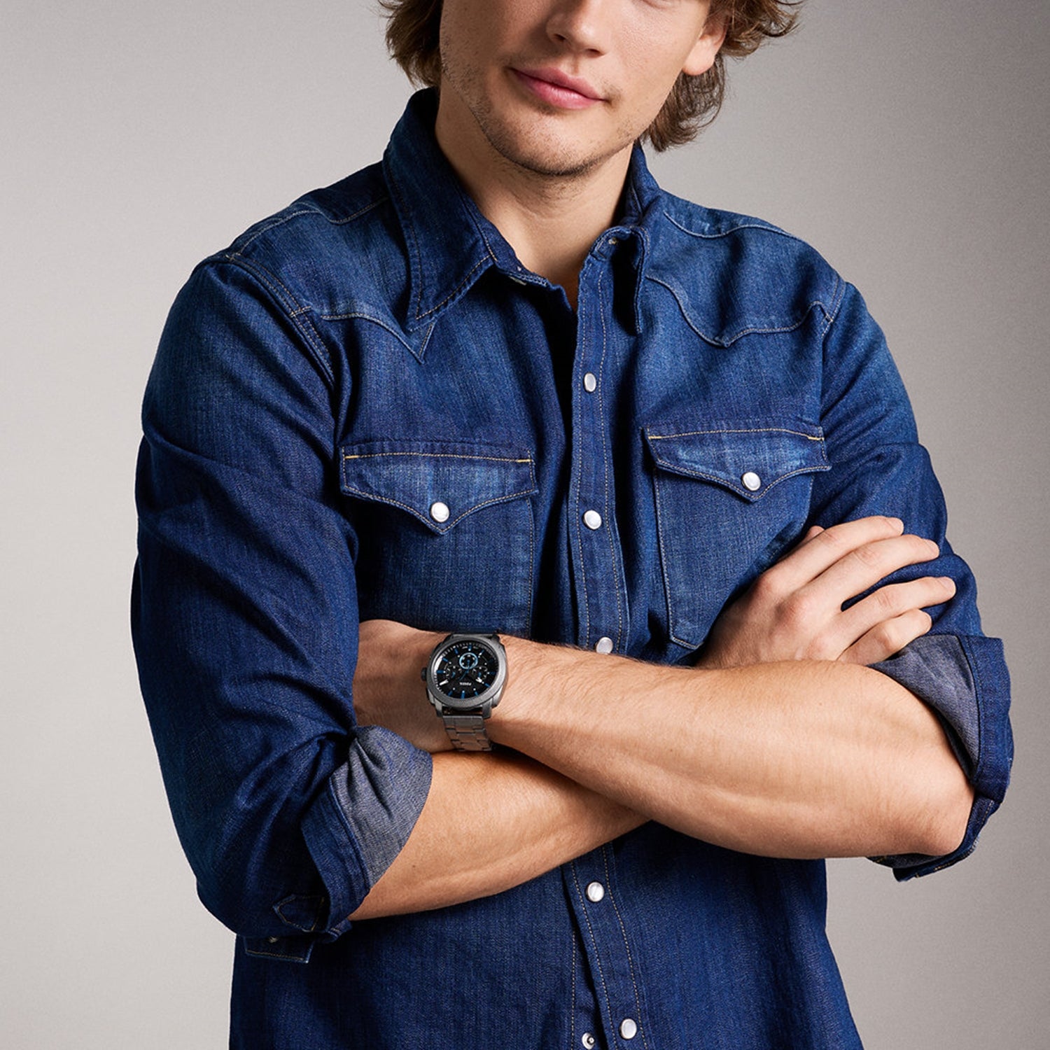 Fossil Machine Black Men's Watch FS6098