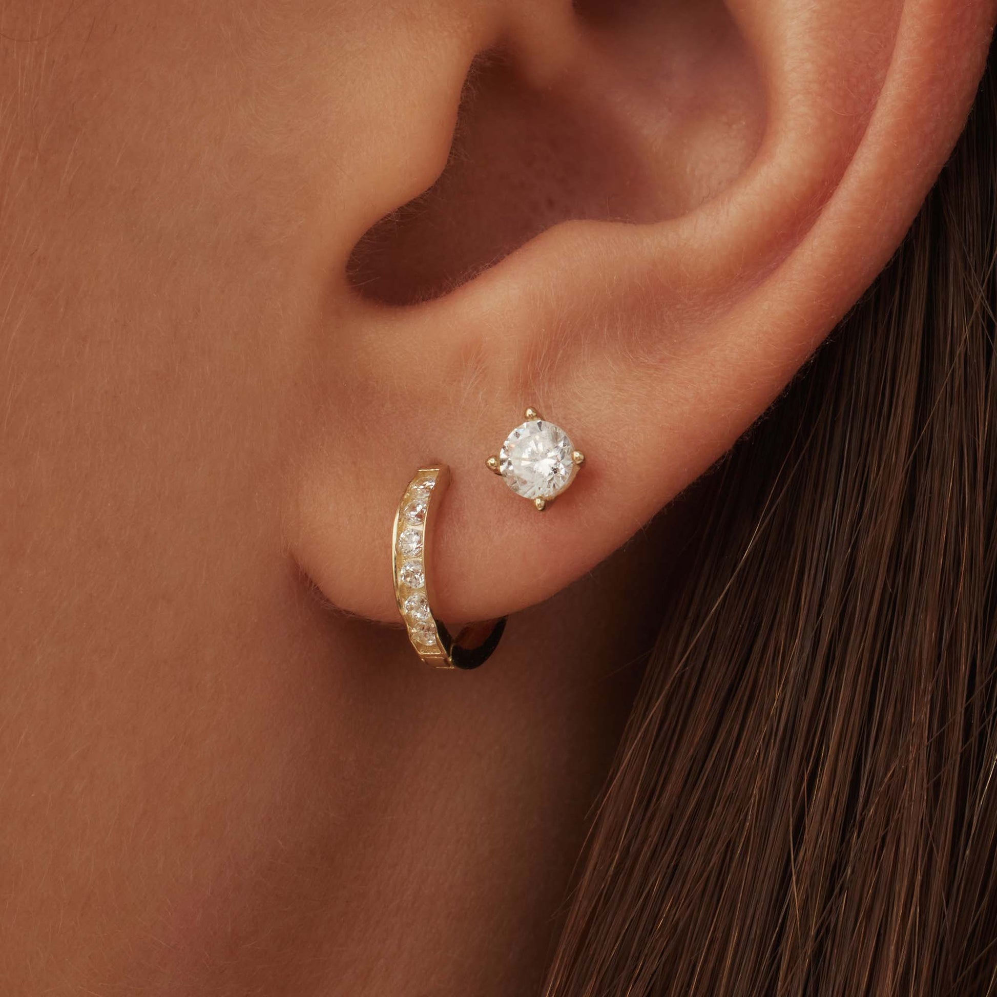 Isabel Bernard Cadeau d'Isabel 14 Carat Golden Earparty giftset IB90054