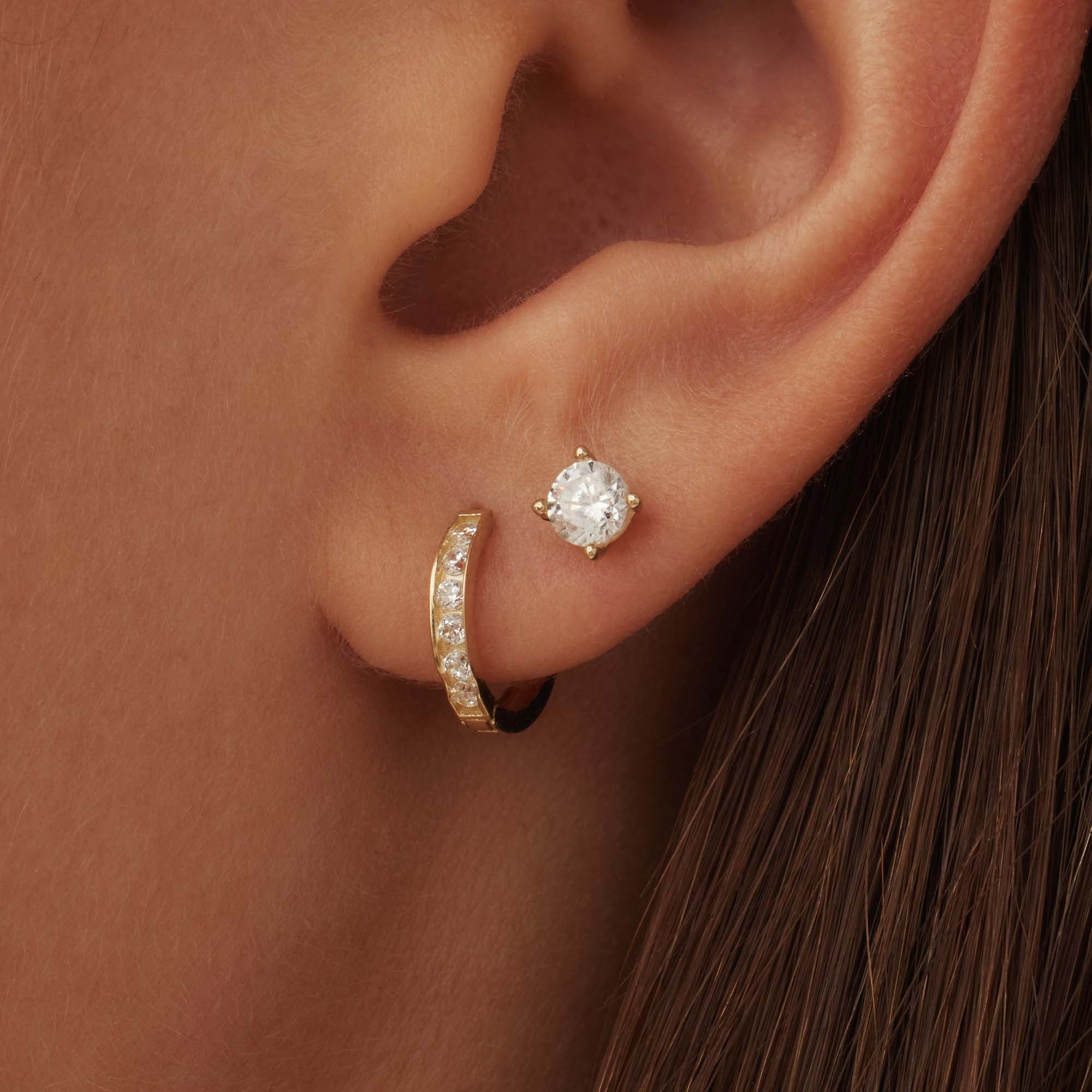 Isabel Bernard Cadeau d'Isabel 14 Carat Golden Earparty giftset IB90054