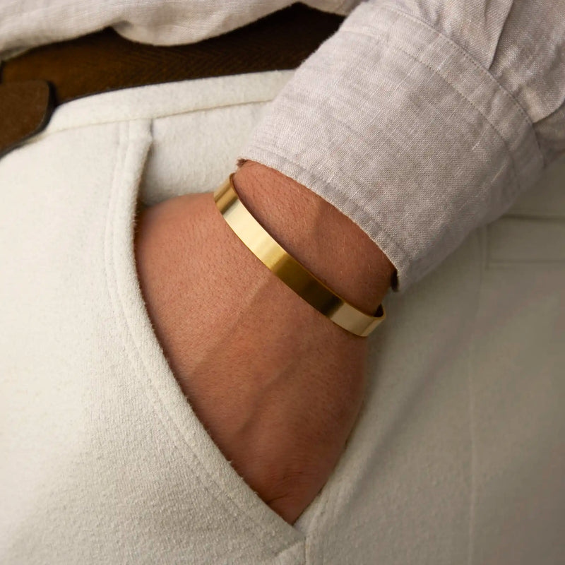 Mats Meier Annecy goud kleurig stalen armband MM320016-zoom-