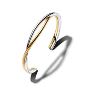 Pandora Essence Verguld Entwined Tweekleurige Open Bangle 564656C00