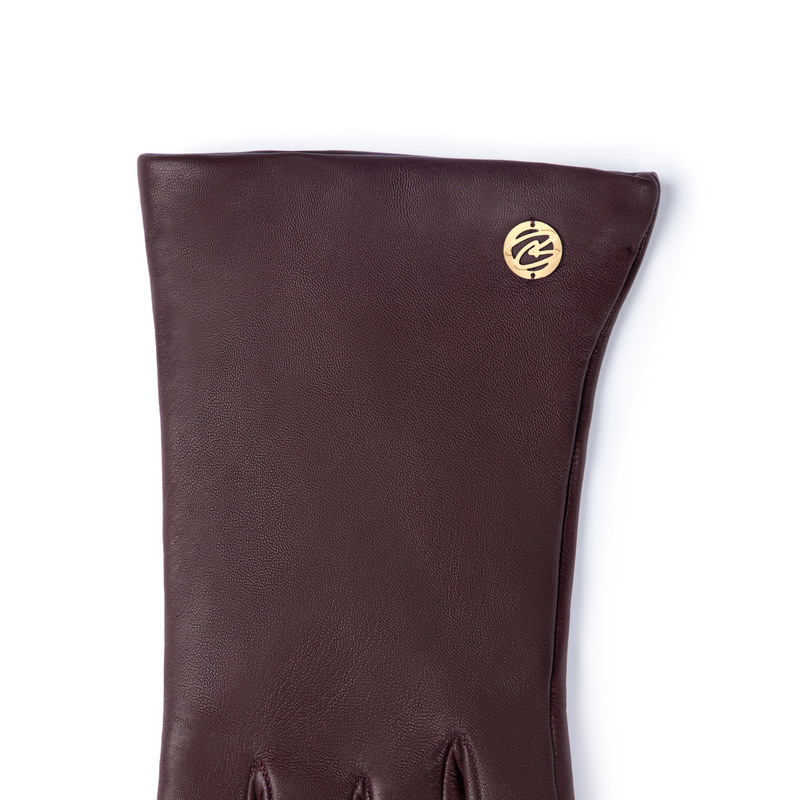Isabel Bernard Isabel Bernard Honoré Eleanor bordeaux leren handschoenen van geitenleer IB67000-352-7.5-zoom-
