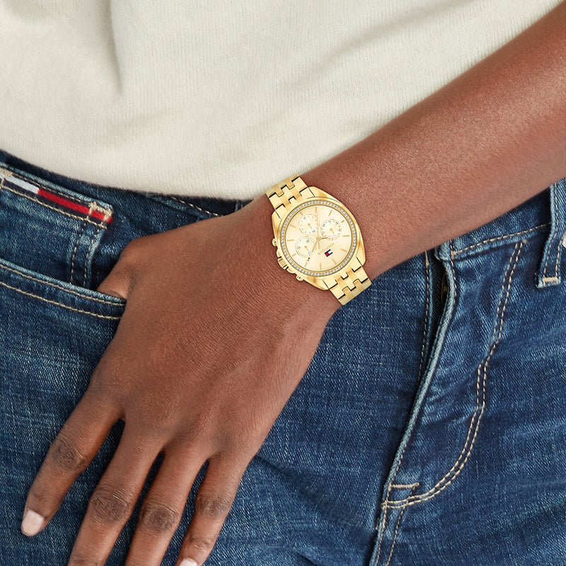 Tommy Hilfiger Gouden Dameshorloge TH1782803-zoom-