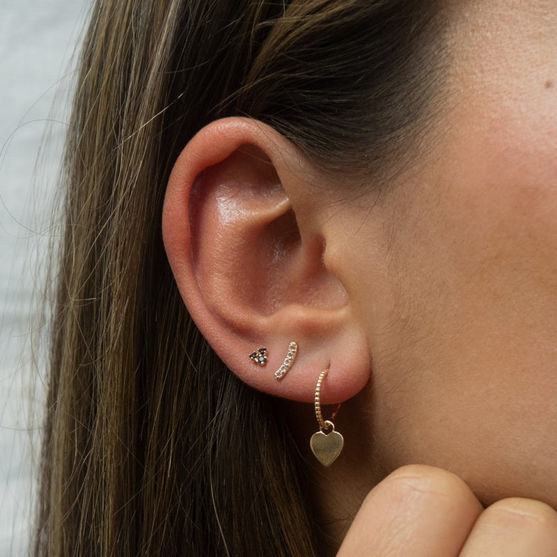 Jackie Gold 14K Golden Ear Studs JKE23.012-zoom-