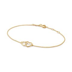 Jackie Gold Connected Love 14 Karat Gold Bracelet JKB25.559