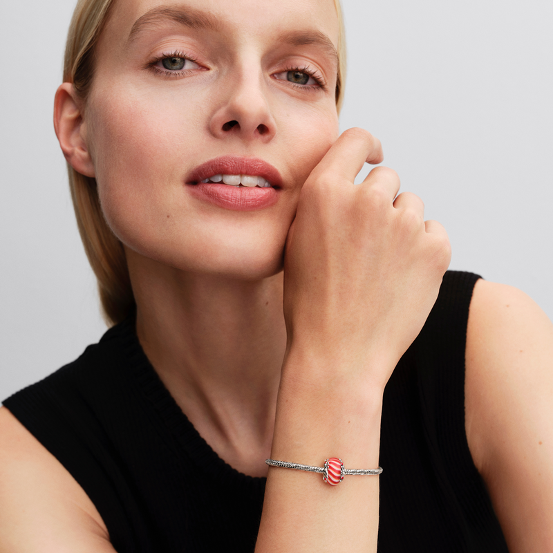 Pandora Moments 925 Sterling Silver Candy Murano Glass Charm 794252C01-zoom-