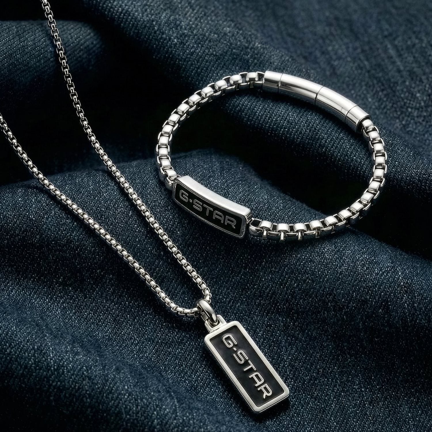 G-Star Floatcore Silver Necklace GSJ.100.01