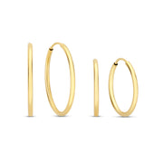 Isabel Bernard Cadeau d'Isabel 14 karaat gouden oorbellen set IB90075