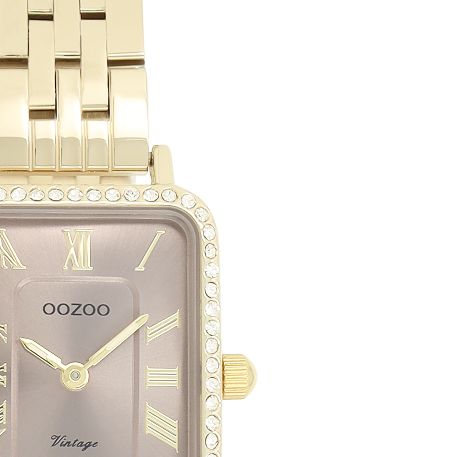 OOZOO Vintage Gold and Taupe Women's Watch C20415