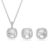 Swarovski Una Angelic Cushion Zilveren Sieradenset 5754343