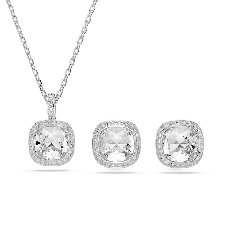 Swarovski Una Angelic Cushion Zilveren Sieradenset 5754343-zoom-