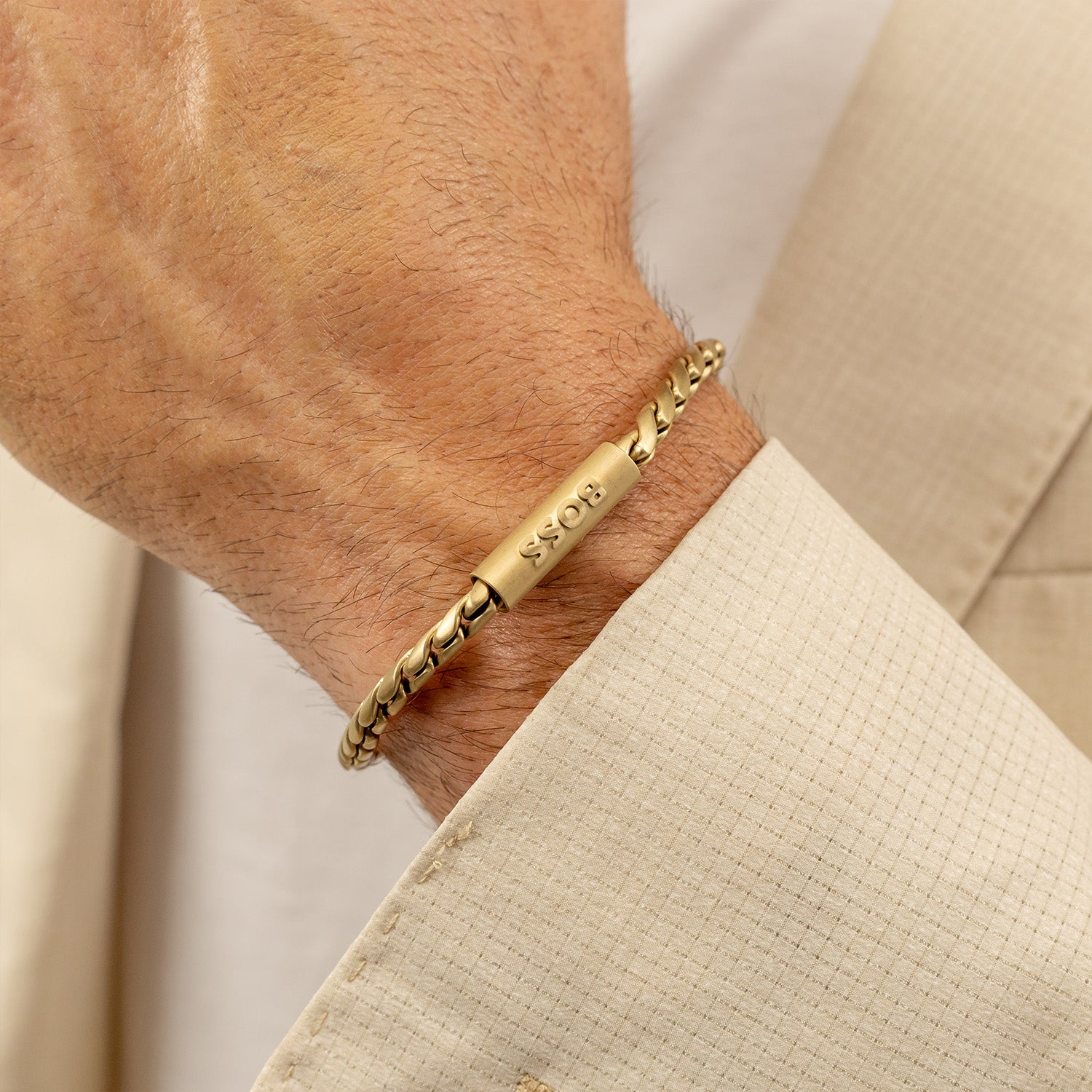 Hugo Boss Doran Gold Coloured Bracelet HBJ1580696
