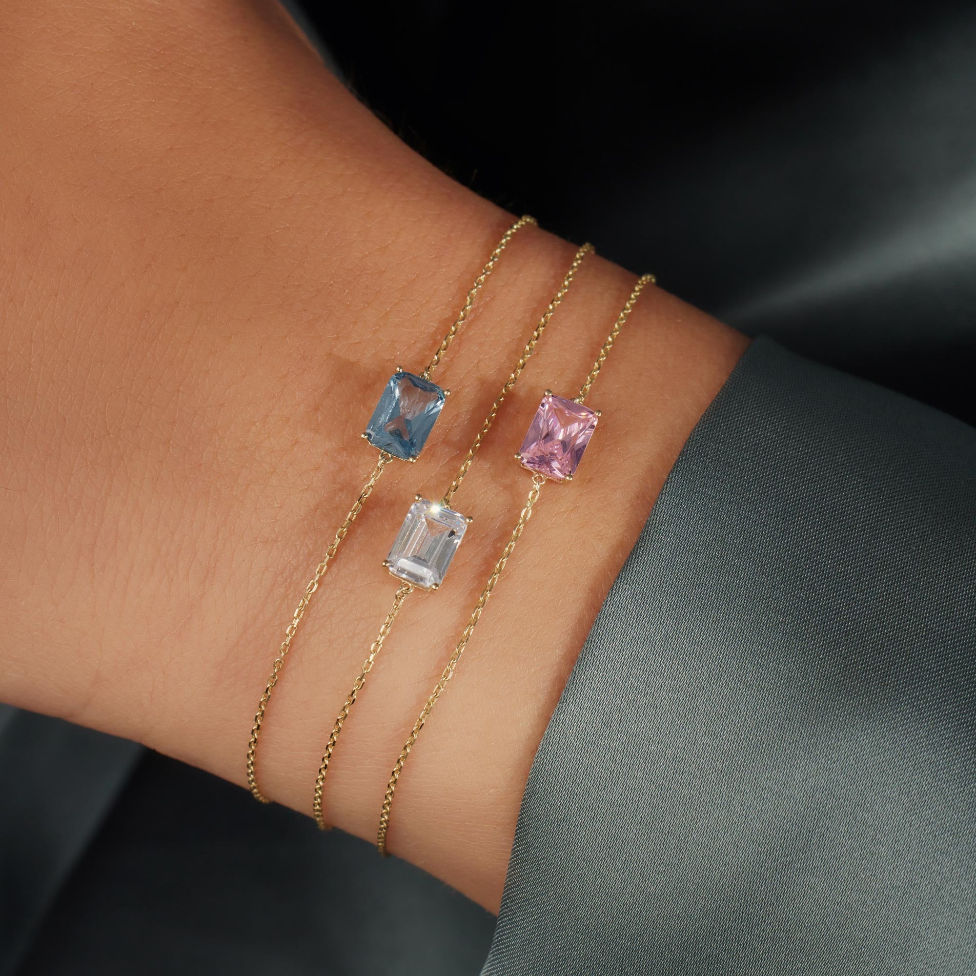 Beloro Jewels La Milano Colori Byanca 9 Karaat Armband BO320014