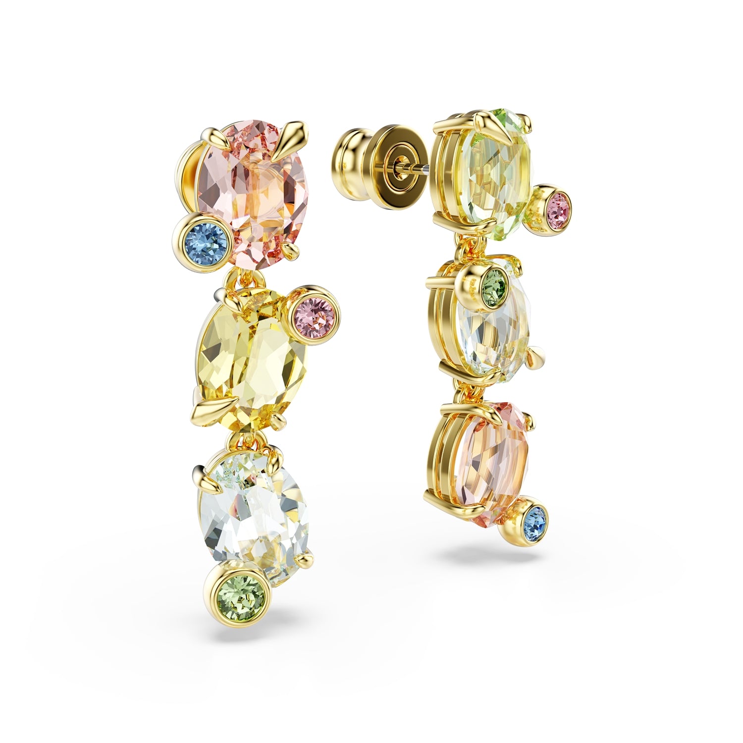Swarovski Gema Gold Coloured Ear studs 5714815