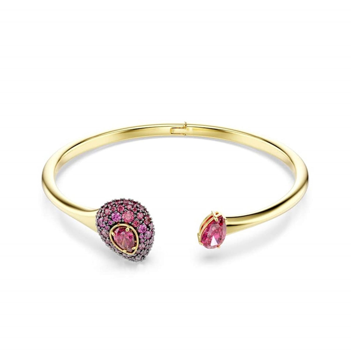 Swarovski Sublima Glam Gold-Tone Bangle with Red Accents 5752896