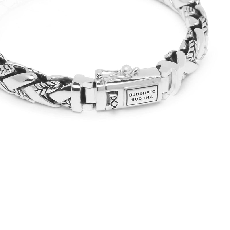Buddha to Buddha Heritage 925 Sterling Zilveren George Texture Armband BTB128-D-zoom-
