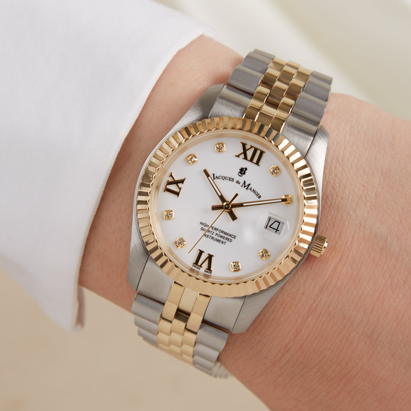 Jacques du Manoir Inspiration Prestige Gold Watch JWL01305