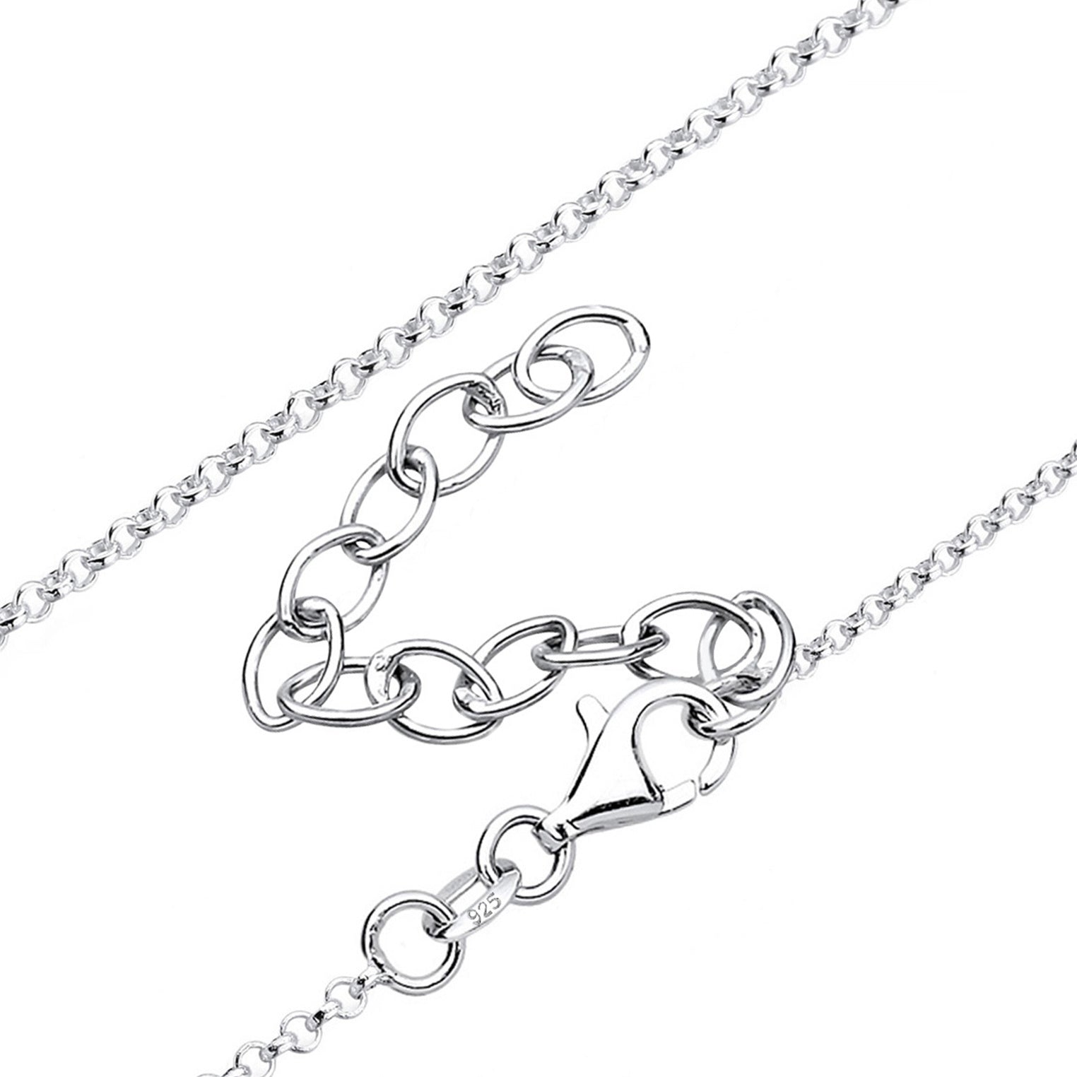 Elli 925 Sterling Silver Pearl Necklace with Pearl 2004-BF-0007994-001