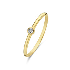 Isabel Bernard De La Paix Inaya 14 Carat Gold Ring | diamond 0.01 ct | IBD330027-60