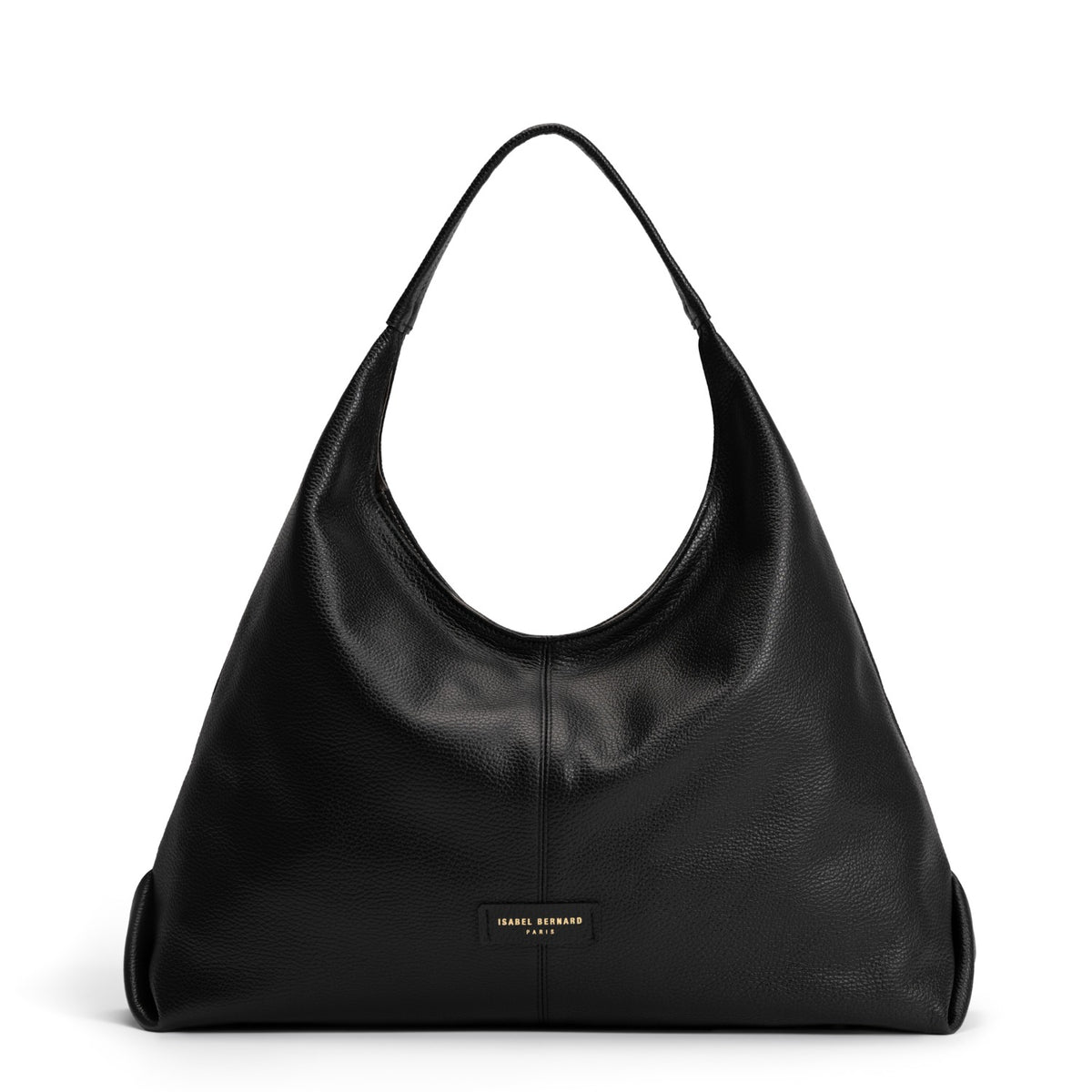 Isabel Bernard Honoré Grace black calfskin leather shoulder bag IB25093-001