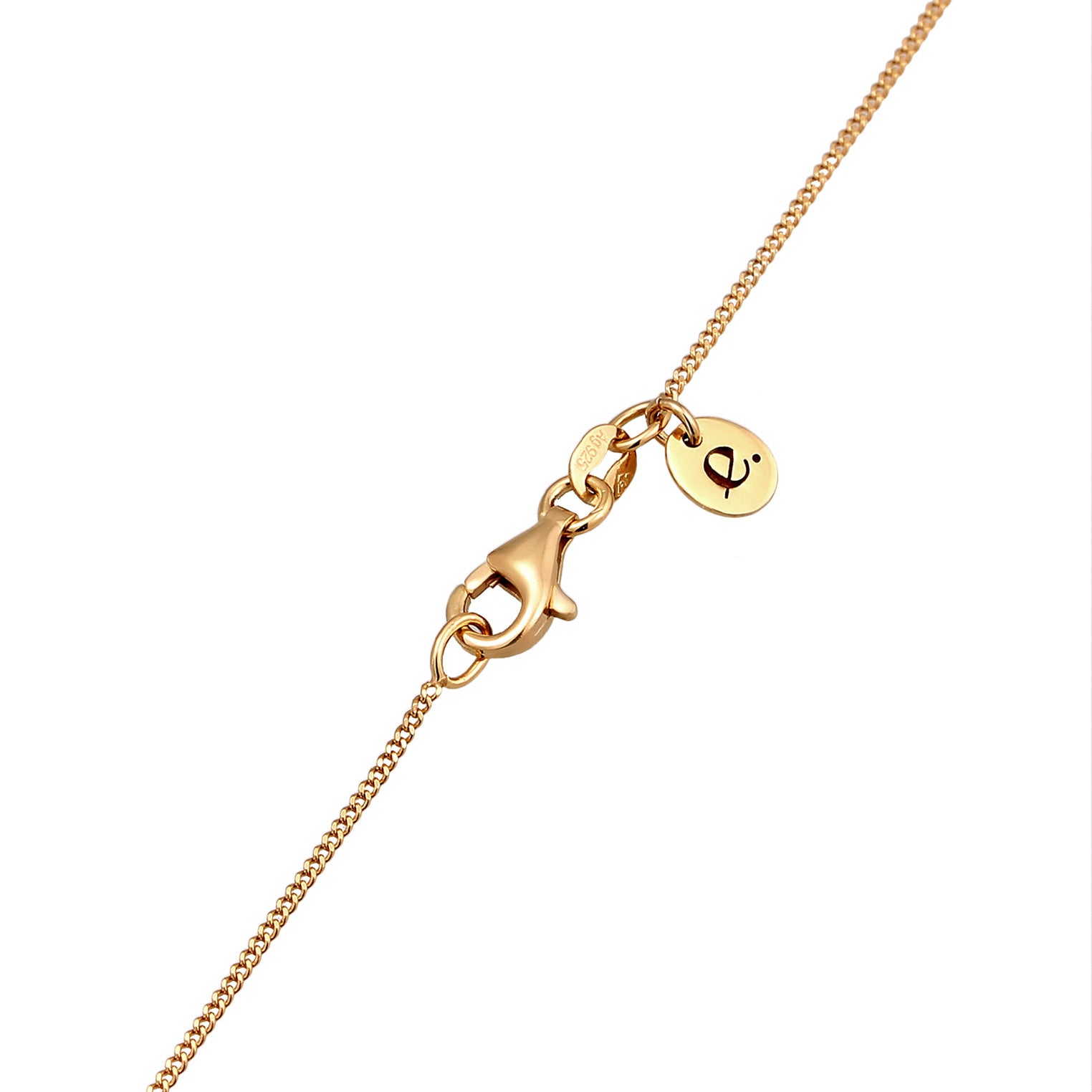 Elli 925 Sterling Silver Necklace with Diamond (0.004 ct) 2004-BF-0008123-001