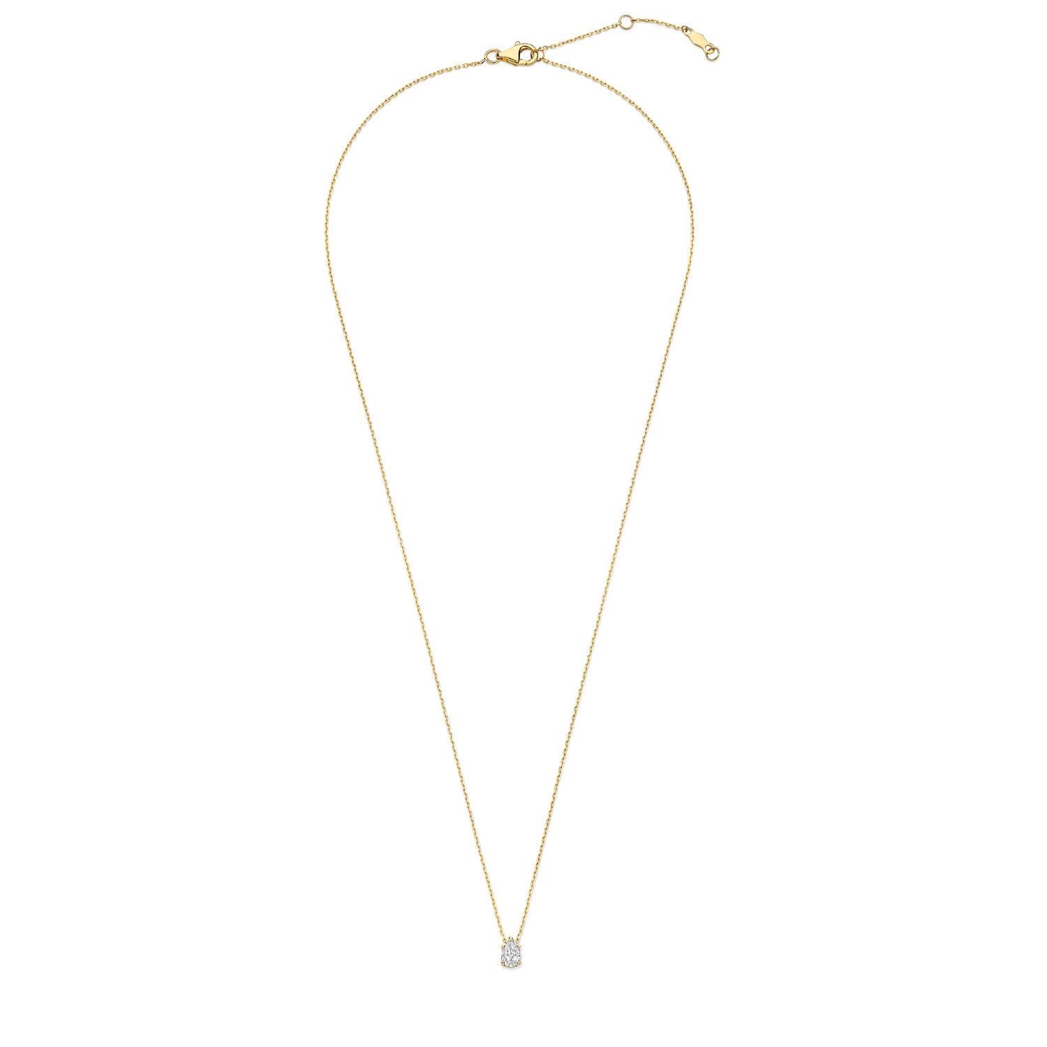 Isabel Bernard De la Paix Eloise 14 karat gold necklace with diamond 0.15 carat IBD350026