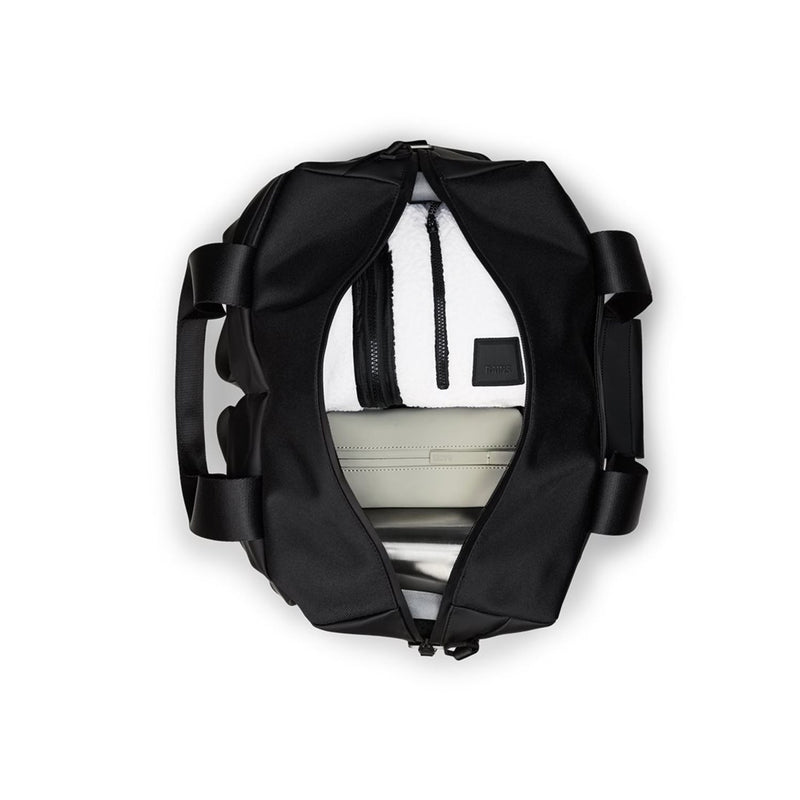 Rains Otaru Small Black Weekend Bag R12970-01-zoom-