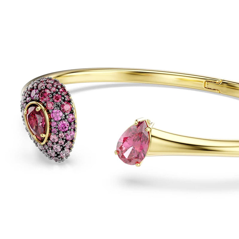 Swarovski Sublima Glam Gouden Bangle met Rode Accenten 5752896-zoom-