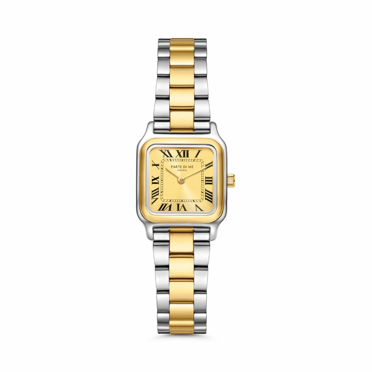 Parte di Me Orologio rectangular ladies watch silver and gold coloured PDM09038