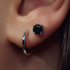 Parte Di Me Santa Maria della Base 925 Sterling Silver Hoop Earrings PDM36061