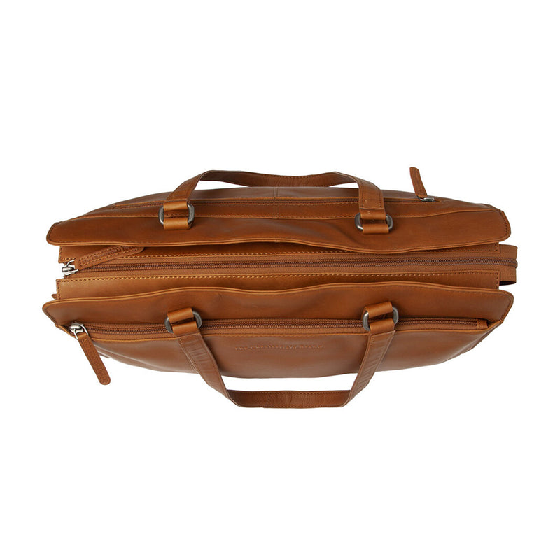 The Chesterfield Brand Fidenza Cognac Leather Laptop Bag C38.020631-zoom-