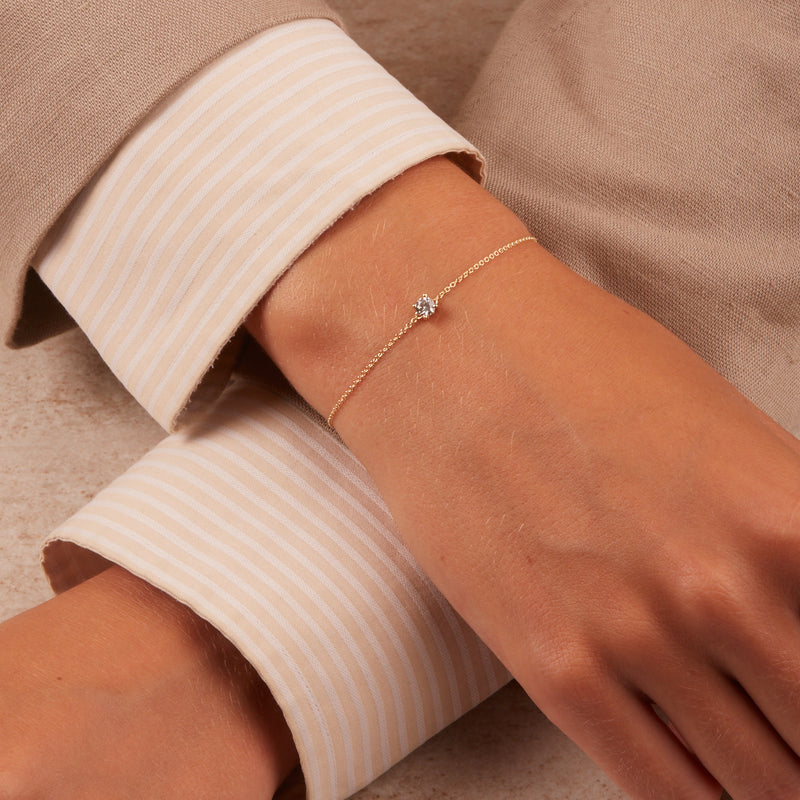 Blush 14 Karaat Gouden Armband 2166YZI (Lengte: 18.00 cm)-zoom-