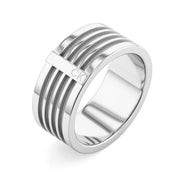 Calvin Klein RVS Ring 2002-CJ35000317G