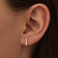 Isabel Bernard Le Marais Rosalie 14 Carat Golden Ear Studs IB360215