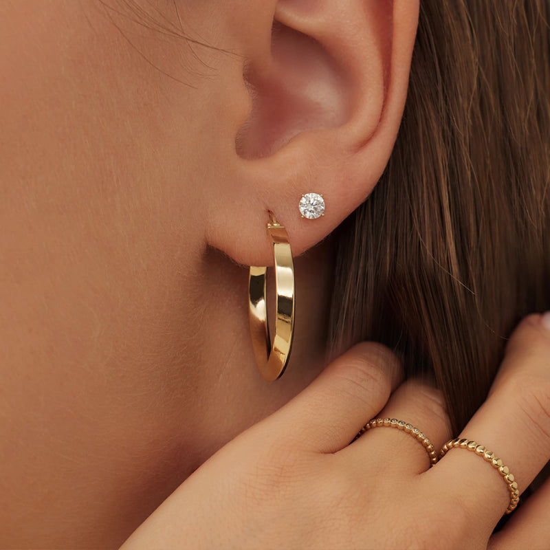 Isabel Bernard Rivoli Maryn 14 karaat gouden oorringen IB360187-zoom-